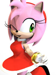  2016 3d_(artwork) amy_rose anthro avoid_posting bbmbbf big_eyes digital_media_(artwork) eulipotyphlan female green_eyes hair hedgehog hi_res mammal mobius_unleashed one_eye_closed palcomix pink_hair sega smile solo sonic_the_hedgehog_(series) toony wink 