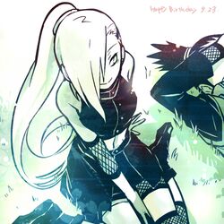  1boy female happy_birthday ino_yamanaka lowres nara_shikamaru naruto yosakuh 