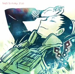  1boy grass happy_birthday lowres male male_focus nara_shikamaru naruto solo yosakuh 