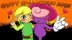  16:9 crossover female ghost human humanoid kiss_mark link male male/female mammal mario_bros nintendo paper_mario spirit the_legend_of_zelda the_scale_train thescaletrain toon_link vivian_(mario) widescreen wind_waker 