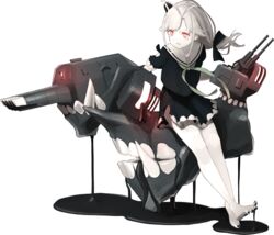  abyssal_ship antenna_hair bare_legs barefoot black_dress black_liquid black_nails black_sailor_collar black_serafuku black_skirt clenched_teeth destroyer_forest_princess dress dripping feet female full_body green_neckwear kantai_collection long_hair looking_to_the_side nail_polish official_art red_eyes sailor_collar school_uniform serafuku shibafu_(glock23) short_sleeves single_animal_ear sitting skirt solo teeth toenail_polish toenails toes transparent_background turret tusks white_hair white_sailor_collar 