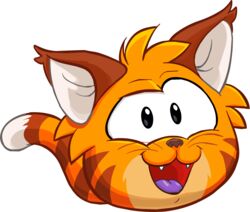  alpha_channel ambiguous_gender cat_eared_creature cat_puffle club_penguin fangs full-length_portrait hi_res looking_at_viewer official_art open_mouth portrait puffle simple_background solo teeth toony transparent_background unknown_artist 