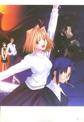  arcueid_brunestud ciel inui_arihiko melty_blood michael_roa_valdamjong nrvnqsr_chaos takeuchi_takashi tsukihime yumizuka_satsuki 