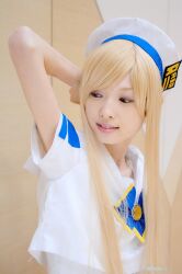  ageha alicia_florence aria aria_company_uniform blonde_hair braid cosplay photo undine 