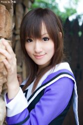  cosplay highres i&#039;s i&quot;s photo saya saya_(cosplayer) school_uniform serafuku yoshizuki_iori 