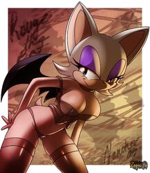  anthro ass bat breasts female mammal nancher rouge_the_bat sega solo sonic_the_hedgehog_(series) 