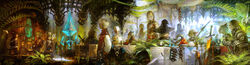  elvaan final_fantasy final_fantasy_xiv galka hume mithra takahashi_kazuya tarutaru upscaled 