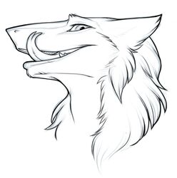  forked_tongue headshot_portrait licking line_art looking_at_viewer male markus_(dowantanaccount) portrait sergal simple_background solo spottyjaguar tongue tongue_out white_background 