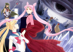  4boys 6+girls aged_up aino_minako back_bow bishoujo_senshi_sailor_moon bishoujo_senshi_sailor_moon_r black_choker black_hair black_lady_(sailor_moon) black_moon_clan black_skirt blonde_hair blue_eyes blue_hair blue_sailor_collar bow brooch brown_bow brown_hair chiba_mamoru chibi_usa choker commentary_request cone_hair_bun crescent crescent_facial_mark crystal crystal_earrings double_bun dual_persona earrings elbow_gloves endymion_(sailor_moon) facial_mark forehead_mark garnet_rod gloves green_hair hair_bun hairbow hand_on_own_chest heart_wand hino_rei jewelry kino_makoto long_hair magical_girl meiou_setsuna mizuno_ami multiple_boys multiple_girls nickii25 photoshop_(medium) pink_hair ponytail prince_demande profile red_bow red_choker red_eyes ribbon sailor_collar sailor_jupiter sailor_mars sailor_mercury sailor_moon sailor_pluto sailor_senshi sailor_senshi_uniform sailor_venus saphir_(sailor_moon) sash see-through short_hair single_hair_bun skirt smile staff tsukino_usagi tuxedo_kamen twintails very_long_hair white_gloves 