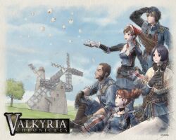  alicia_melchiott brigitte_stark isara_gunther largo_potter valkyria_chronicles welkin_gunther 