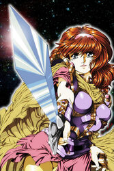  alisa_landeel breasts brown_hair brown_panties cape cowboy_shot dennis_pulido dress female glint hairband holding holding_sword holding_weapon light_rays looking_afar lowres medium_breasts panties phantasy_star phantasy_star_i pink_skirt purple_dress sheath skin_tight skirt solo space star_(sky) sunlight sword underwear unsheathed weapon 