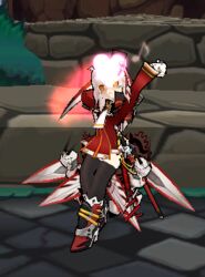  elsword eve female sit siting solo whitehead 