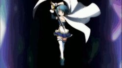  animated animated anime_screenshot blue_eyes blue_hair cape cutlass female gif_artifacts gloves hair_ornament henshin lowres magical_girl mahou_shoujo_madoka_magica mahou_shoujo_madoka_magica_(anime) miki_sayaka miki_sayaka_(magical_girl) navel school_uniform short_hair skirt solo soul_gem sword transformation weapon 