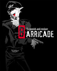  1boy bad_id bad_pixiv_id barricade barricade_(transformers) belt black_background decepticon dual_wielding english_text gloves greyscale gun gyaita hair_between_eyes handgun hat holding holding_gun holding_weapon humanization licking licking_weapon long_sleeves male_focus monochrome pants peaked_cap pointy_ears red_eyes revolver simple_background solo spot_color tongue tongue_out transformers weapon 