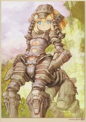  blonde_hair blue_eyes female highres personification phaedra shadow_of_the_colossus shigatake short_hair 