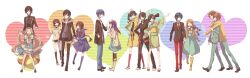  6+boys 6+girls absurdres araragi_karen araragi_koyomi araragi_tsukihi asaba_yuuki asaba_yuuta ashford_academy_school_uniform bakemonogatari brother_and_sister brothers code_geass commentary_request crossover durarara!! heart highres kamiya_hiroshi kimi_to_boku lelouch_vi_britannia mawaru_penguindrum monogatari_(series) multiple_boys multiple_girls mushroom naoetsu_high_school_uniform nisemonogatari nunnally_vi_britannia orihara_izaya orihara_kururi orihara_mairu photoshop_(medium) school_uniform siblings sisters sleeves_pushed_up souma_hiroomi takakura_himari takakura_shouma thighhighs voice_actor_connection working!! yamada_aoi yuzu_juncgr 