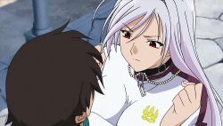  akashiya_moka animated animated long_hair red_eyes rosario+vampire 