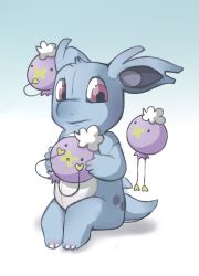  2011 balloon better_version_at_source drifloon female generation_1_pokemon generation_4_pokemon happycrumble hi_res inflatable nidorina nintendo pokemon pokemon_(species) 