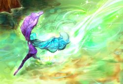  bad_id bad_pixiv_id blue_hair cape fairy female fi_(zelda) pantyhose photoshop_(medium) solo the_legend_of_zelda the_legend_of_zelda:_skyward_sword tobari_yayoi 