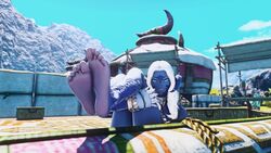  au_ra barefoot feet final_fantasy final_fantasy_xiv foot_fetish foot_focus furrzun gpose(ffxiv) pov_feet sadu_dotharl soles tagme xaela 