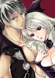  breasts duo hair lowres soul_calibur soulcalibur_v viola_(soul_calibur) viola_(soulcalibur) white white_hair zwei_(soul_calibur) zwei_(soulcalibur) 