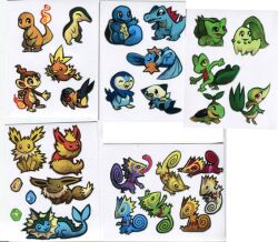  alternate_color alternate_shiny_pokemon bird blue_skin bulbasaur chameleon chimchar closed_eyes colored_skin cyndaquil eevee evolutionary_stone fiery_tail fire_stone flame-tipped_tail flareon glitchedpuppet green_skin happy jolteon kecleon looking_at_viewer lying monkey mudkip multiple_persona no_humans orange_skin oshawott paper penguin photo_(medium) pig piplup pokemon pokemon_(creature) red_eyes red_skin smile snivy squirtle standing starter_pokemon_trio stone tail tepig thunder_stone tongue tongue_out torchic totodile treecko turtwig vaporeon water_stone white_background white_skin yellow_eyes yellow_skin 