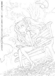  commentary_request female greyscale haruse_hiroki how_to monochrome translation_request 