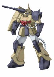  armor artist_request gun gundam gundam_msv mecha no_humans weapon white_background zaku zaku_cannon 