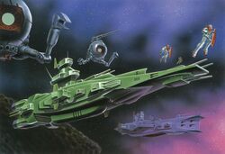  ball_(gundam) gm_(mobile_suit) gun gundam magellan_(gundam) mecha mobile_suit_gundam official_art scan shield space space_craft weapon 