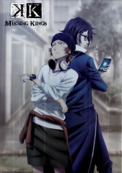  fushimi_saruhiko headphones k male megane tagme yata_misaki 