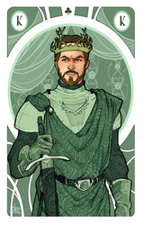  1boy a_song_of_ice_and_fire armor artist_name beard brown_hair commentary_request crown facial_hair game_of_thrones gloves green_eyes male_focus renly_baratheon simona_bonafini solo sword weapon 