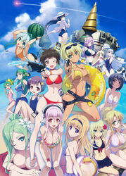  6+girls :d ;) ;d absurdres antenna_hair arched_back ass ball barefoot beach beachball bent_over bikini bikini_skirt black_bikini black_hair blassreiter blonde_hair blue_eyes blue_one-piece_swimsuit bow bracelet breast_hold breast_rest breasts brown_eyes brown_hair cal_devens camisole card casual_one-piece_swimsuit chaos;head choker cleavage cloud coin company_connection competition_swimsuit contrail cornalina crossed_legs crossover dark-skinned_female dark_skin day demonbane drill dual_wielding eyewear_on_head flat_chest flower food frilled_bikini frills front-tie_bikini_top front-tie_top fruit gekkou_no_carnevale glasses green_eyes green_hair grin guilty_crown gun hair_between_eyes hair_flower hair_ornament hair_over_one_eye hair_ribbon hairband hairbow hanachirasu hand_on_own_hip handgun hands_on_own_knees hat headphones hello_world. highres hikari_(soukou_akki_muramasa) holding holster hood hoodie innertube iris_(gekkou_no_carnevale) jacket jewelry jingai_makyou kaze_no_ushiro_wo_ayumumono_(kazeko) kugayama_mika kugayama_wakana large_breasts leica_(demonbane) long_hair lying md5_mismatch mitsurugi_yoishi multiple_girls navel necklace nishijou_nanami nitroplus o-ring o-ring_bottom olga_(soukou_akki_muramasa) on_stomach one-piece_swimsuit one_eye_closed ookuma_nekosuke open_mouth outdoors perla phantom_of_inferno phenomeno photoshop_(medium) pink_hair ponytail popsicle present_(guilty_crown) psycho-pass purple_bikini purple_eyes purple_hair red_bikini red_eyes ribbon school_swimsuit short_hair side-tie_bikini_bottom sidelocks sitting sky small_breasts smile soukou_akki_muramasa sparkle string_bikini striped_bikini striped_clothes sun_hat sunglasses super_sonico swim_ring swimsuit takigawa_yumi tsunemori_akane water water_gun watermelon weapon white_bikini white_one-piece_swimsuit 