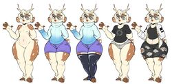  alternate_costume anthro antlers bottomwear briefs brown_body brown_fur cheek_tuft clothed clothing crop_top deer digital_media_(artwork) eyebrows facial_tuft femboy fur grumpy half-closed_eyes hi_res hooves horn hotpants jacket kai_the_cervine_ghost leather leather_clothing leather_legwear leather_stockings legwear looking_at_viewer male mammal markings narrowed_eyes open_clothing open_jacket open_topwear pants pear-shaped_figure shirt short shorts simple_background smile smirk smug smug_face smug_grin solo spots spotted_body spotted_fur stockings sweater t-shirt thick_eyebrows thick_thighs tight_clothing topwear torn_bottomwear torn_clothing torn_pants tuft turtleneck underwear white_background white_body white_fur wide_hips xingscourge 