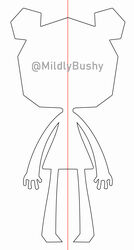  absurd_res anthro bear cartoon_network clothed clothing female hi_res mammal mildlybushy model_sheet monochrome paper papercraft reference_image simple_background solo template teri_(tawog) the_amazing_world_of_gumball white_background 