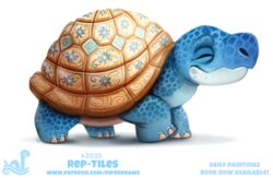  ambiguous_gender ceramic closed_eyes digital_media_(artwork) digital_painting_(artwork) feral humor piper_thibodeau pun reptile scalie shell simple_background solo text tile tortoise turtle turtle_shell url white_background 