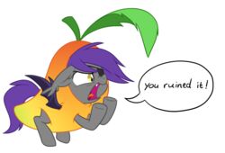  alpha_channel bat_pony costume dialog english_text equestria-prevails equine eye_patch eyewear female feral fur grey_fur hair horse mammal mango my_little_pony open_mouth original_character plain_background pony purple_hair solo text transparent_background wings 