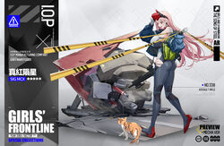  arm_tattoo ass assault_rifle bad_link blue_bodysuit blue_jacket bodysuit breasts character_name colored_shoe_soles commentary_request copyright_name damaged earrings eyewear_on_head feline female full_body girls&#039;_frontline gloves gun hair_between_eyes hair_ornament hairclip hand_on_headwear heart heart_earrings highres jacket jewelry large_breasts legs long_hair looking_down mecha mole mole_on_breast mole_under_eye neck_tattoo official_alternate_costume official_art open_clothes open_jacket open_mouth pink_hair promotional_art red_eyes rifle robot shoe_soles sideboob sig_mcx sig_mcx_(crimson_meteor)_(girls&#039;_frontline) sig_mcx_(girls&#039;_frontline) sig_sauer simple_background smile solo standing tattoo thighs torn_bodysuit torn_clothes weapon white_gloves yitiao_er-hua 