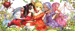  fate/extra_last_encore rani_viii saber_extra tohsaka_rin wada_rco 