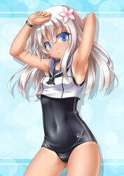  kantai_collection ro-500 roura school_swimsuit swimsuits 