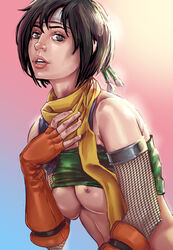  breasts final_fantasy final_fantasy_vii highres nsfw yuffie_kisaragi 