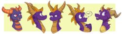  activision alpha_channel dragon group horn male mammal mythological_creature mythological_scalie mythology oazuljo reptile scalie simple_background skylanders_academy smile speech_bubble spyro spyro_reignited_trilogy spyro_the_dragon teeth text yellow_background 