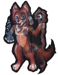 accessory alpha_channel anthro canid canine canis chibi colored_pencil_(artwork) daelyhelaxon ear_piercing feathers furgonomics low_res magic magic_user male mammal melee_weapon moon nude piercing polearm red_wolf shaman simple_background solo staff tail tail_accessory tailband tattoo traditional_media_(artwork) transparent_background tribal_spellcaster weapon wolf wood