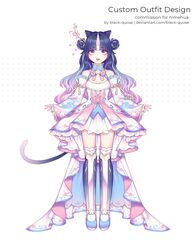  animal_ears artist_name bare_shoulders blue_collar blue_footwear blue_hair blue_sleeves blue_socks blunt_bangs bow bowtie breasts cat_ears cat_tail cherry_blossom_print cherry_blossoms cleavage collar commentary commission cross-laced_clothes cross-laced_dress detached_collar detached_sleeves deviantart_username double_bun dress english_commentary english_text female floral_print flower flower_brooch frilled_dress frilled_sleeves frilled_socks frills full_body gradient_hair grey_eyes hair_bun hair_flower hair_ornament hairpin heterochromia high_collar horns lace-trimmed_collar lace_trim light_blush long_dress long_sleeves medium_breasts multicolored_hair multicolored_sleeves open_mouth original over-kneehighs parted_bangs pink_bow pink_bowtie pink_dress pink_flower pink_hair pink_lips pink_ribbon pink_sleeves purple_eyes quose ribbon shoes single_horn sleeve_ribbon sleeves_past_wrists smile socks solo straight-on tail teeth thighhighs train_(clothing) two-tone_dress two-tone_socks upper_teeth_only waist_ribbon wavy_hair white_background white_dress white_horns white_sleeves white_socks wide_sleeves wind yellow_ribbon 