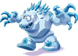  absurd_res alpha_channel ambiguous_gender claws club_penguin crossover disney elemental_creature frozen_(movie) full-length_portrait hi_res ice ice_creature marshmallow_(frozen) mineral_fauna official_art portrait sharp_teeth snow snow_creature solo teeth toony unknown_artist white_body 