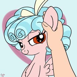  1:1 2019 absurd_res animated cozy_glow_(mlp) duo ear_petting equid equine female feral first_person_view frame_by_frame freckles friendship_is_magic hasbro hi_res littlenaughtypony looking_at_viewer mammal my_little_pony mythological_creature mythological_equine mythology pegasus short_playtime smile solo_focus wings 