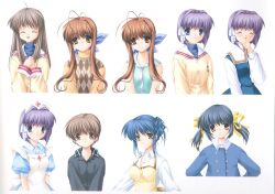  clannad fujibayashi_ryou furukawa_sanae ibuki_kouko miyazawa_yukine sagara_misae sunohara_mei 