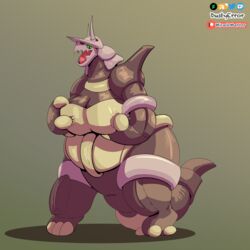  1:1 absurd_res aggron asian_mythology bulgasari dustyerror east_asian_mythology elephant elephantid female generation_3_pokemon grope hi_res korean_mythology mammal mythology nintendo obese overweight pokemon pokemon_(species) proboscidean transformation weight_gain 