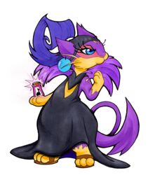  anthro anthrofied daria daria_(hotcoffeecat) disney female generation_5_pokemon hotcoffeecat liepard nintendo pokemon pokemon_(species) pokemorph potion solo the_emperor&#039;s_new_groove wide_hipped_female wide_hips yzma 