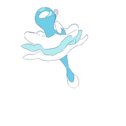  1:1 2016 animated blue_body brionne female feral generation_7_pokemon low_res mammal marine nintendo pinniped pokemon pokemon_(species) short_playtime simple_background solo spinning tattanbu white_background 