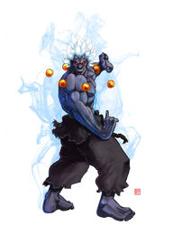  akuma capcom gouki kuruoshiki_oni oni_akuma oni_gouki street_fighter street_fighter_iv 